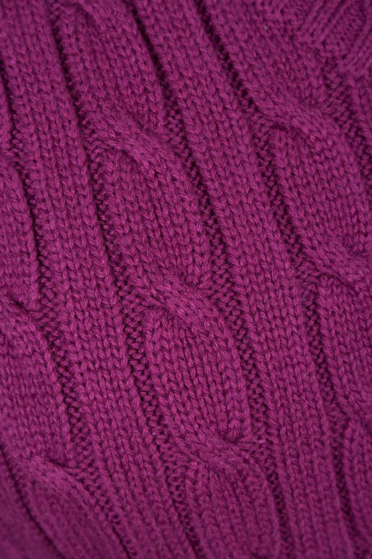 Ladies Cable Knit V Neck Jumper UK | Rydale
