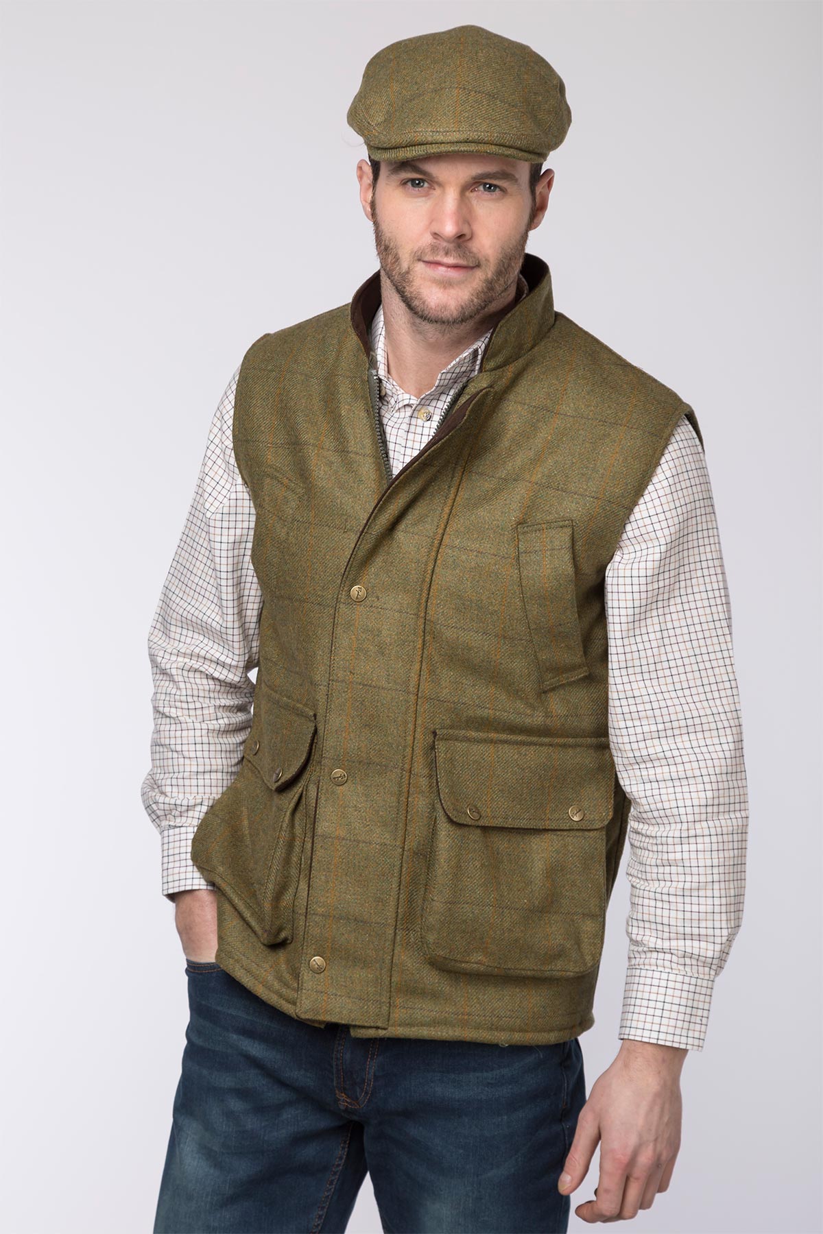 Mens Tweed Gilet UK | Tweed Waistcoat | Rydale