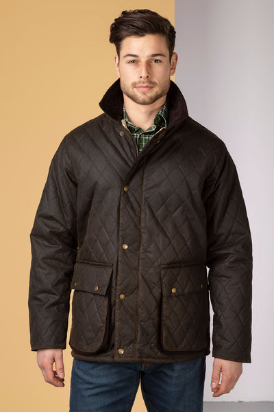Mens Quilted Wax Jacket UK | Padded Wax 