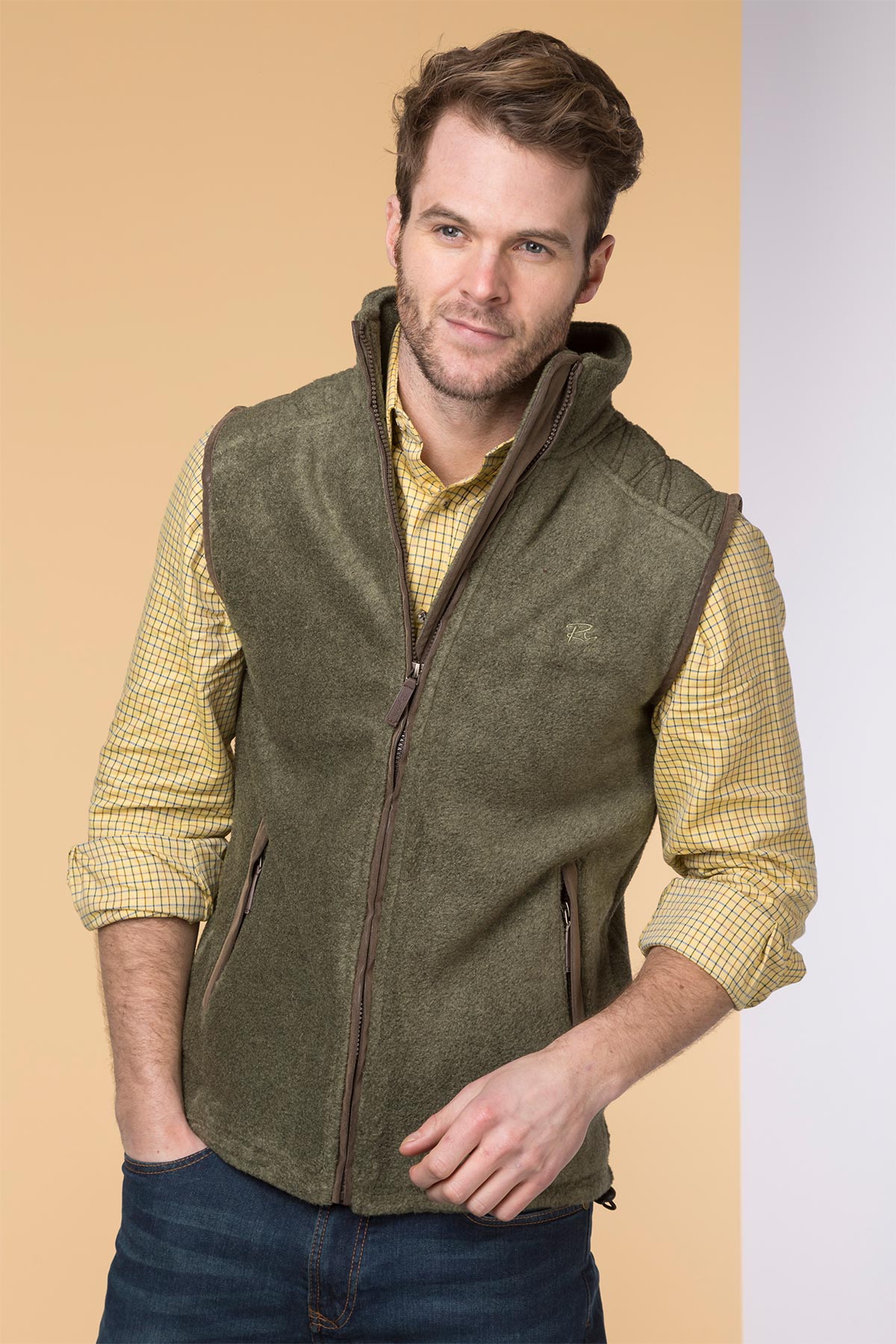 Men's Fleece Gilet UK | Rydale