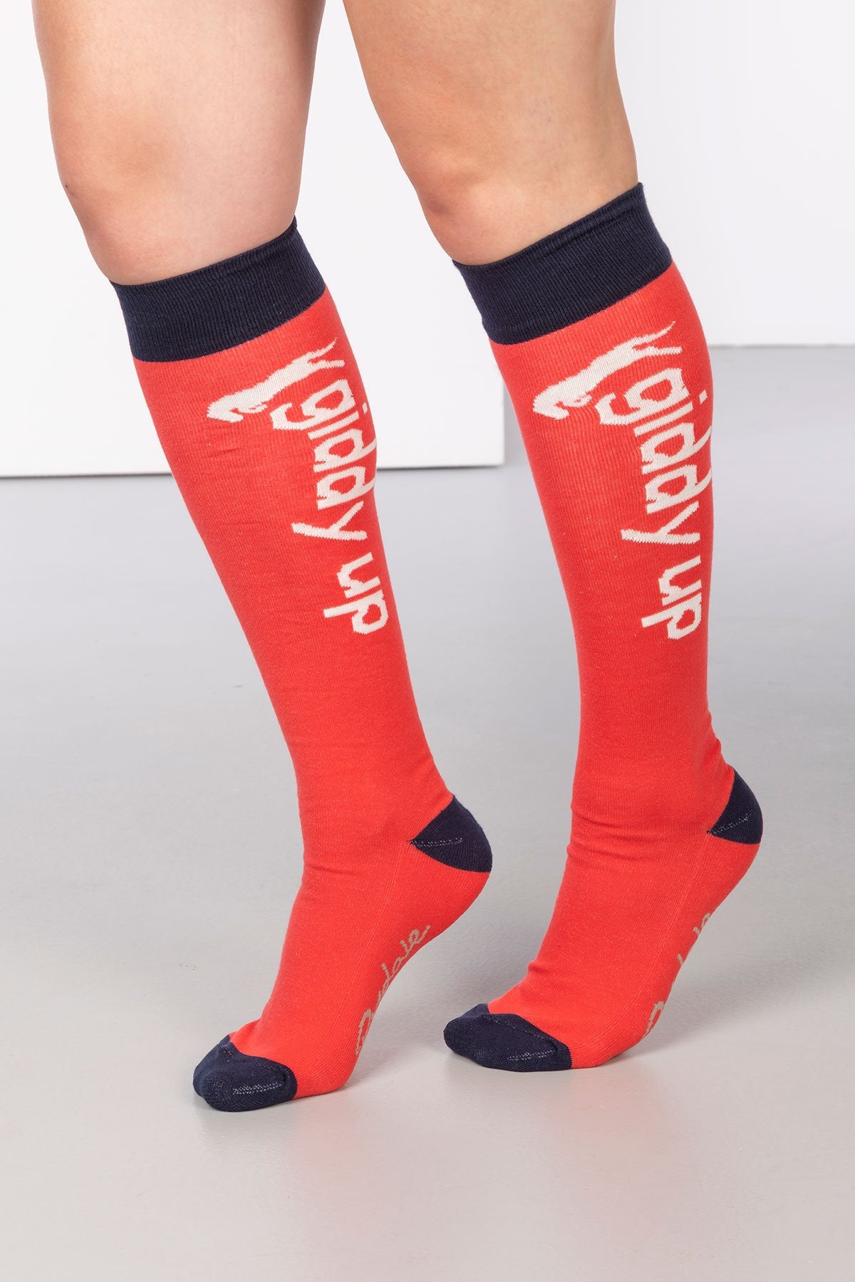 Ladies Giddy Up Knee Length Socks UK | Sizes 4 - 7 | Rydale