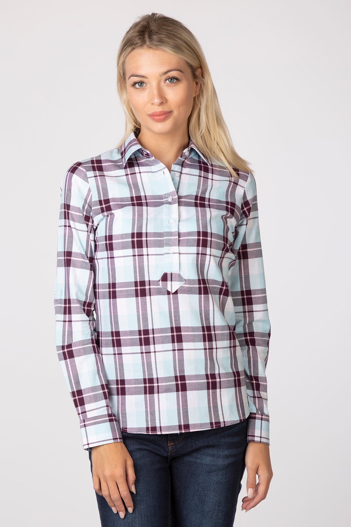 Ladies Country Overhead Checked Shirt UK | Rydale
