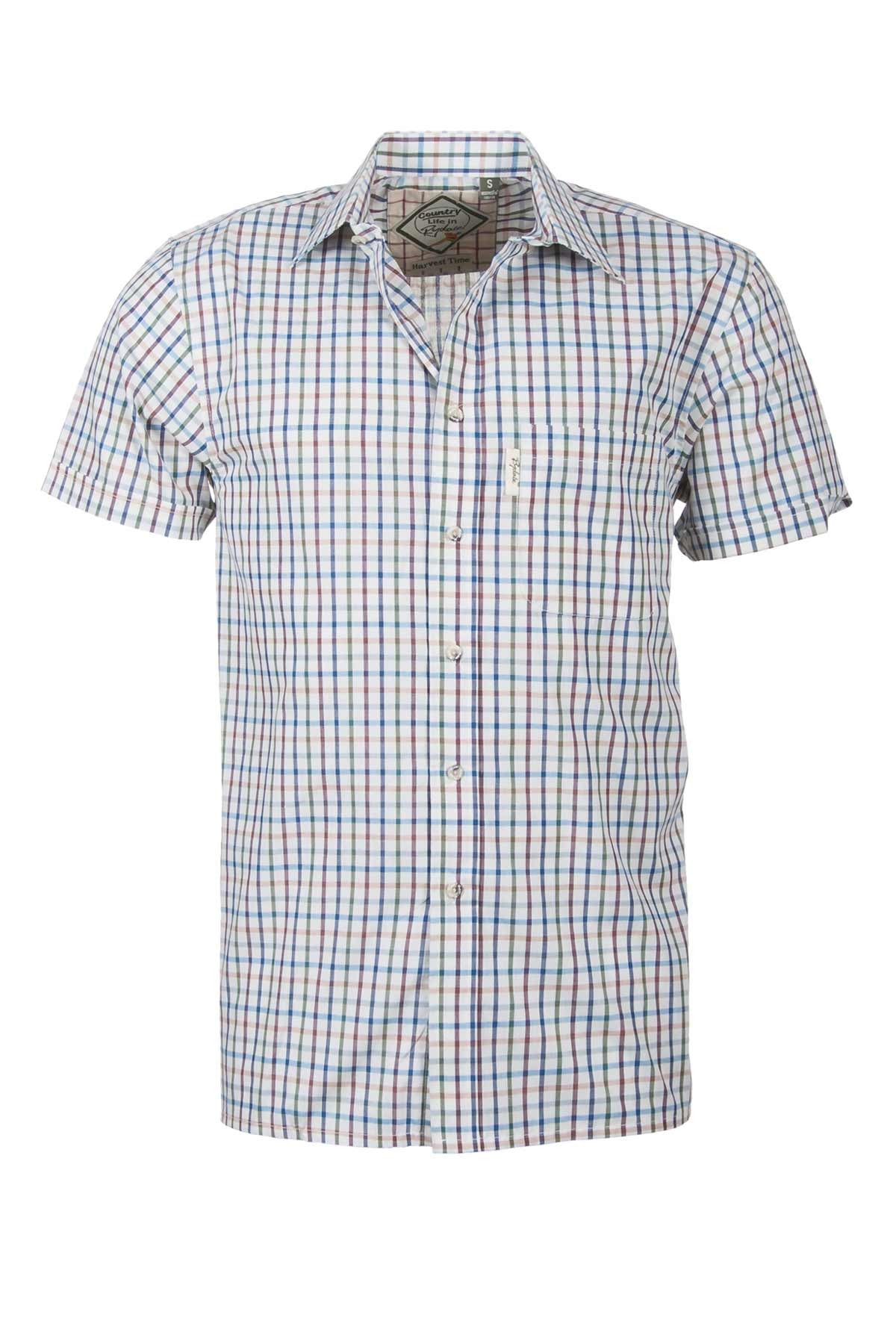 Mens Short Sleeved Check Shirts UK | Checked Shirts | Rydale