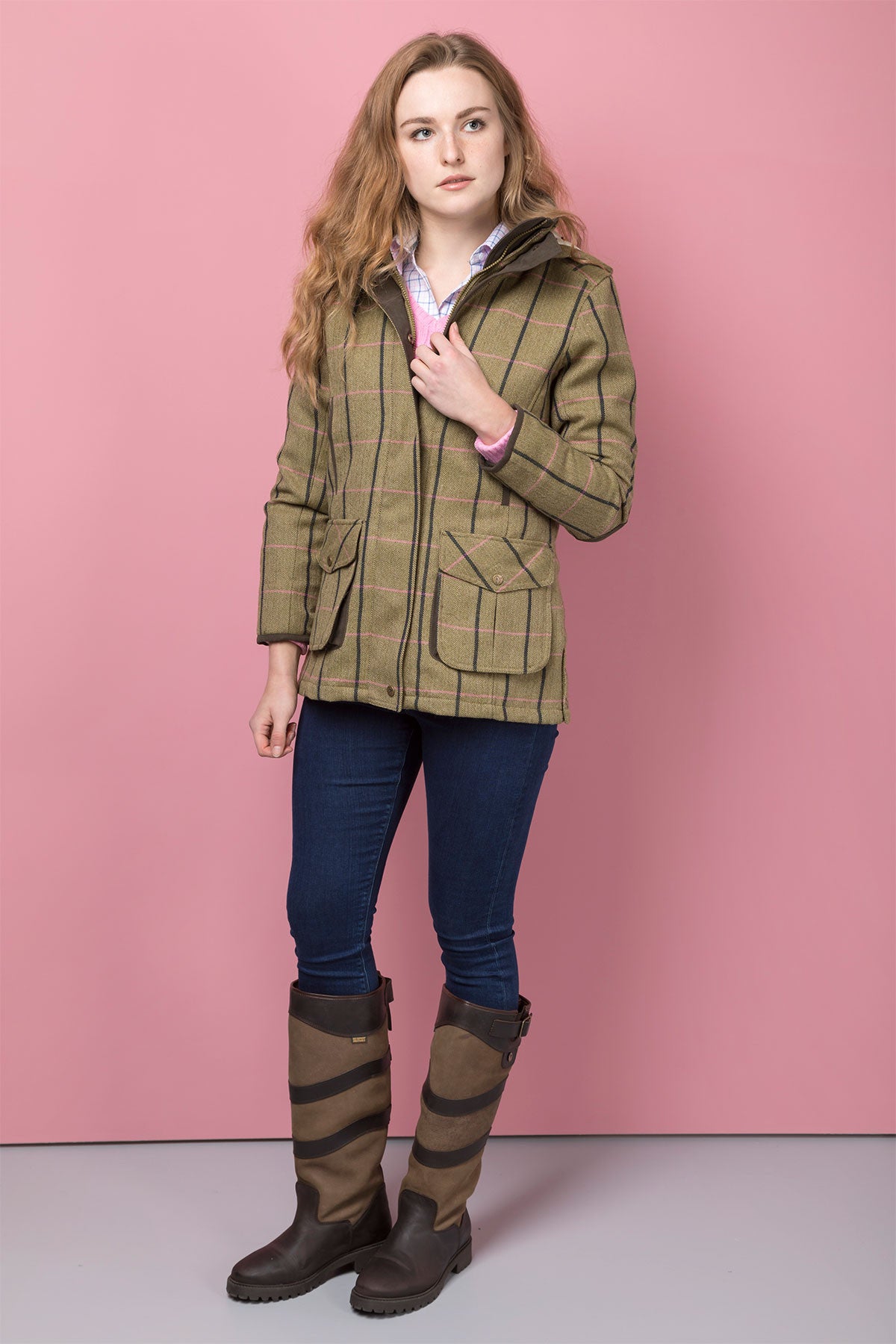 Ladies Hooded Tweed Coat UK | Rydale