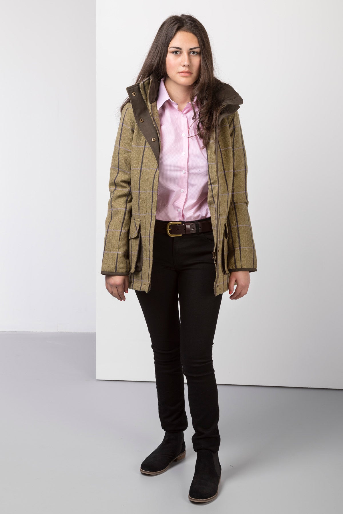 Ladies Hooded Tweed Coat UK | Rydale