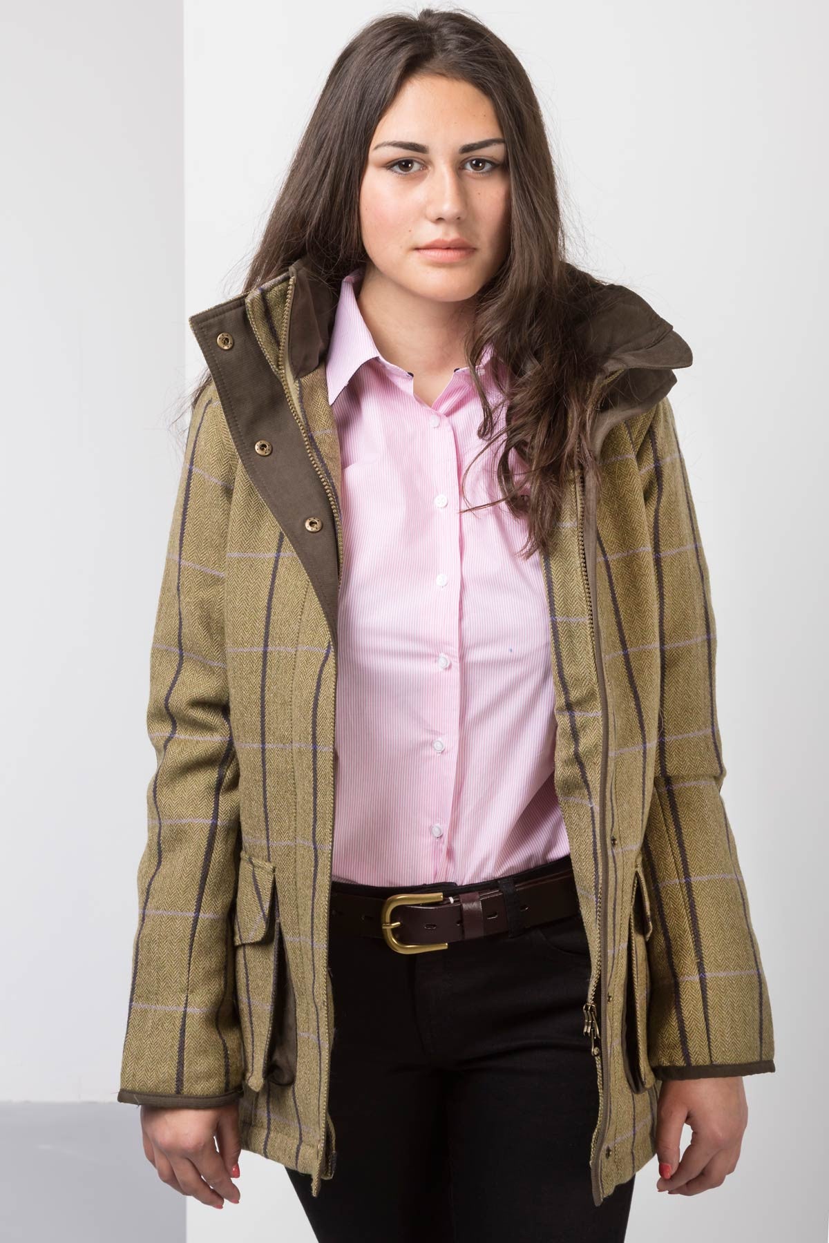 Ladies Hooded Tweed Coat UK | Rydale