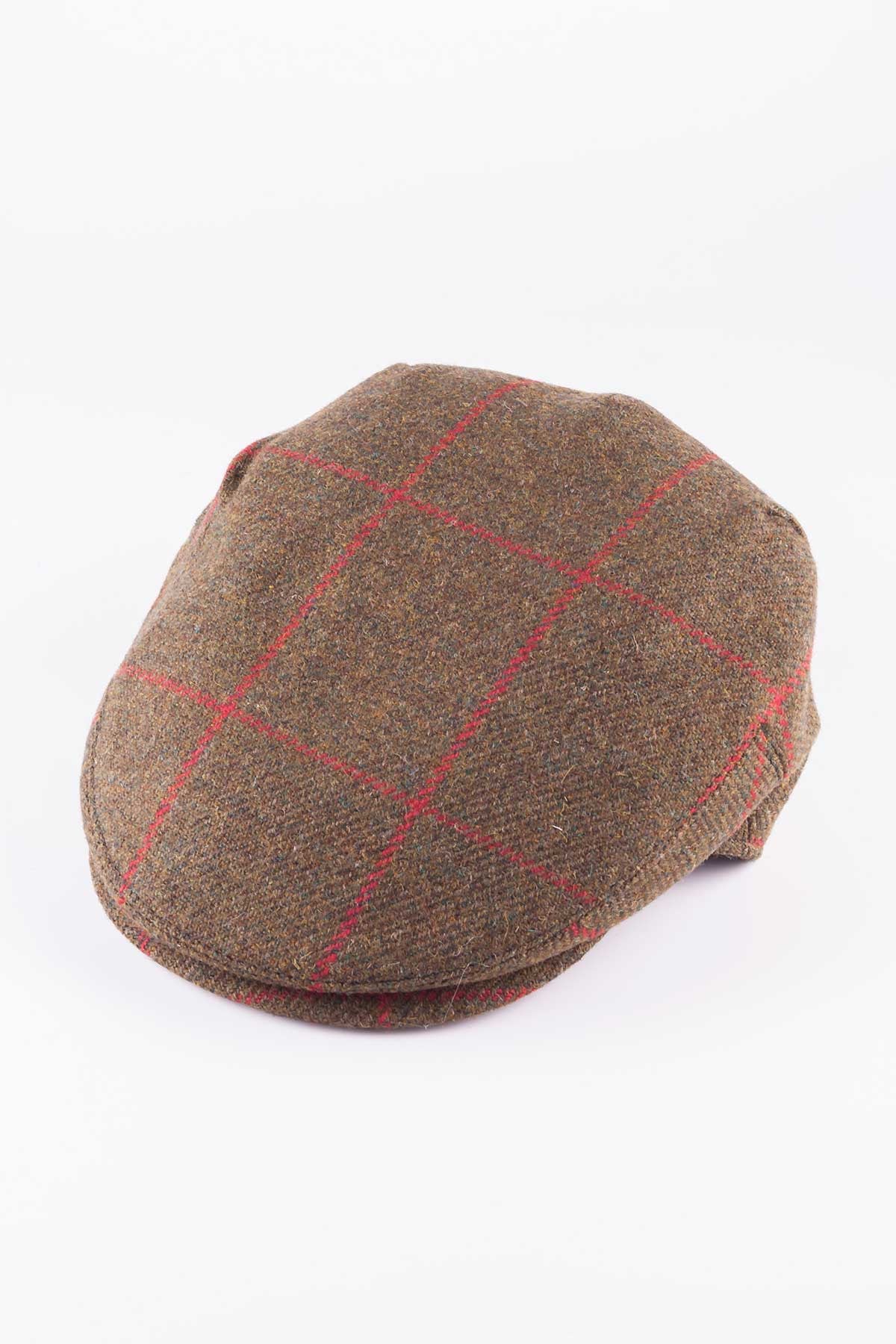 Mens Keepers Tweed Shooting Flat Cap UK | Rydale