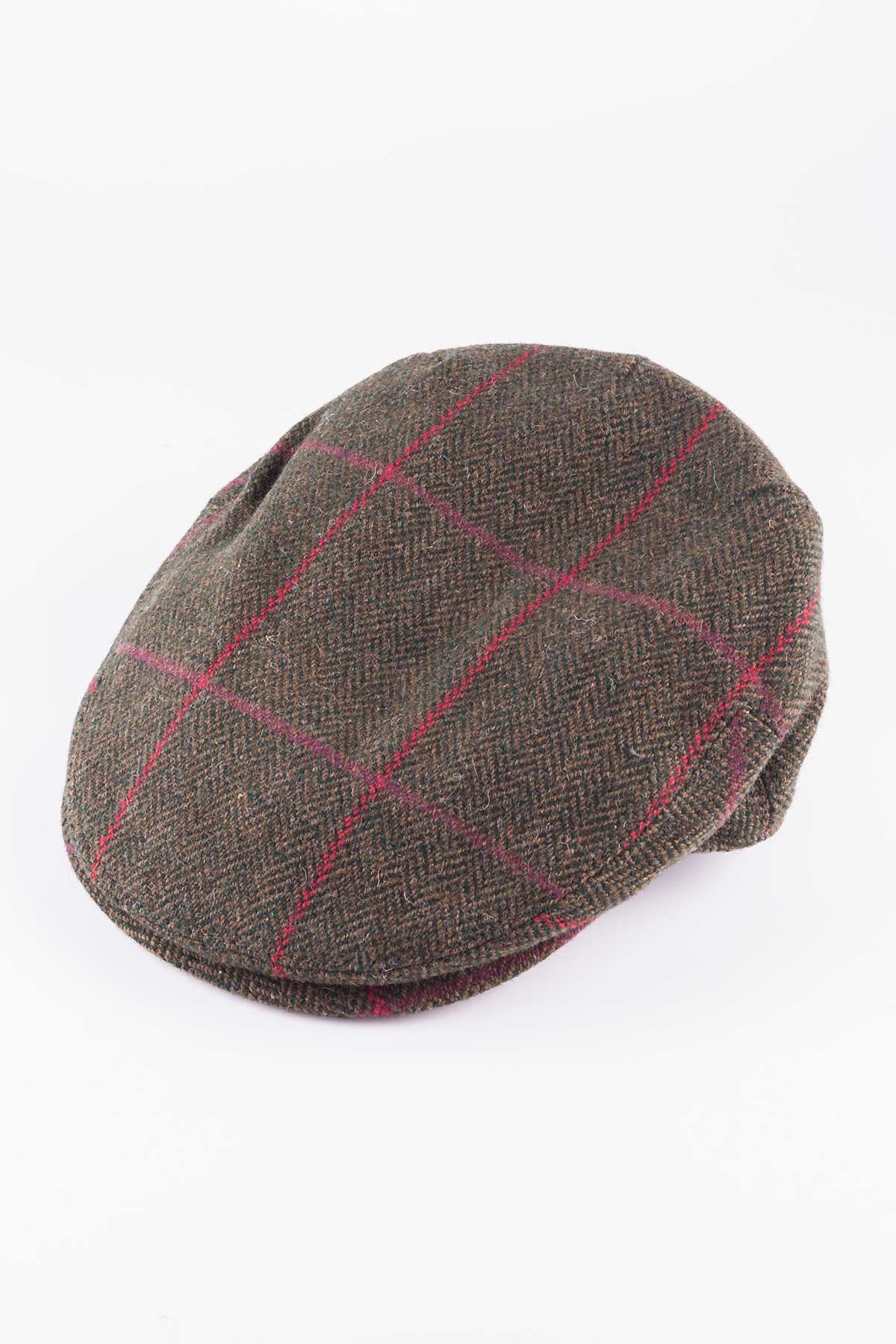 Mens Keepers Tweed Shooting Flat Cap UK | Rydale