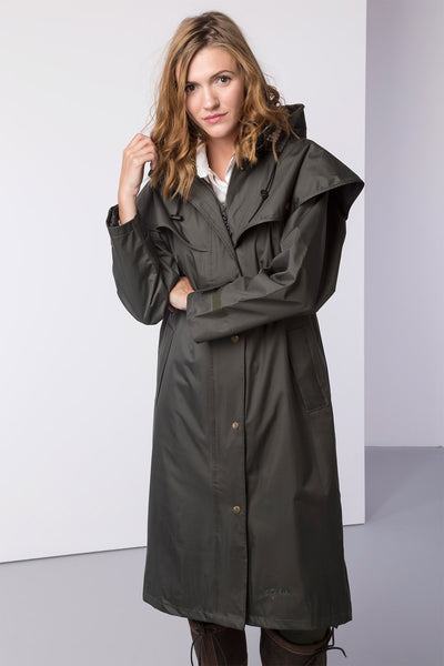 Ladies Full Length Waterproof Coat UK | Long Riding Jacket | Rydale