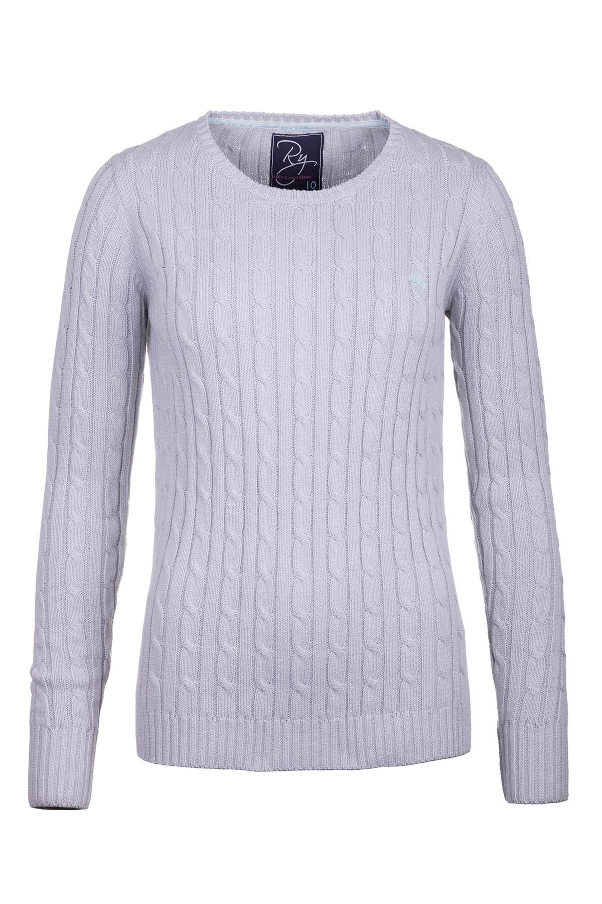 Ladies Crew Neck Cable Knit Jumpers UK | Rydale