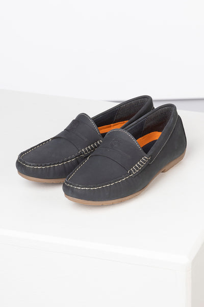 navy blue loafers ladies