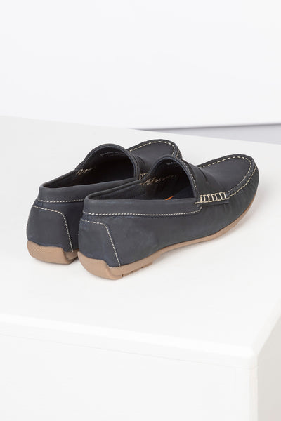 navy suede loafers ladies