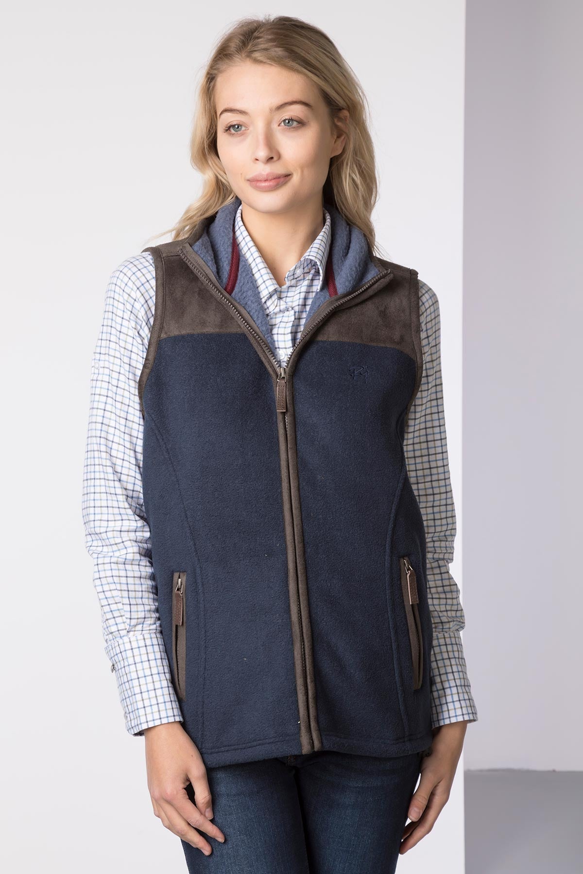 Ladies Fleece Gilet Motif UK | Rydale