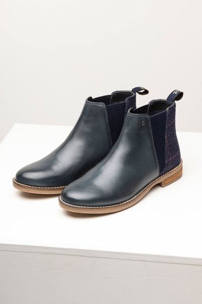 navy leather chelsea boots ladies