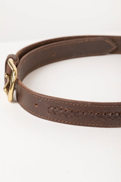Ladies Plaited Leather Belt UK | Rydale