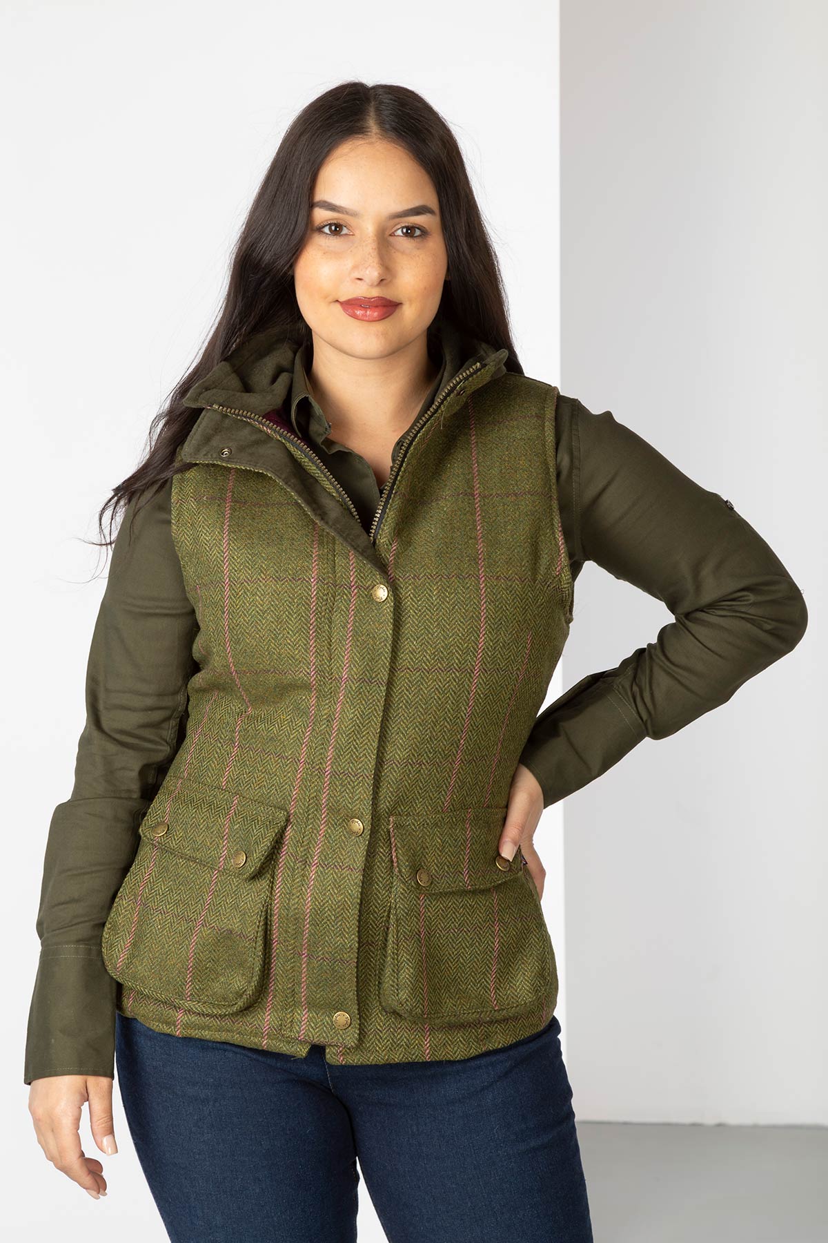 Ladies Tweed Waistcoat UK | Womens Tweed Gilet | Rydale