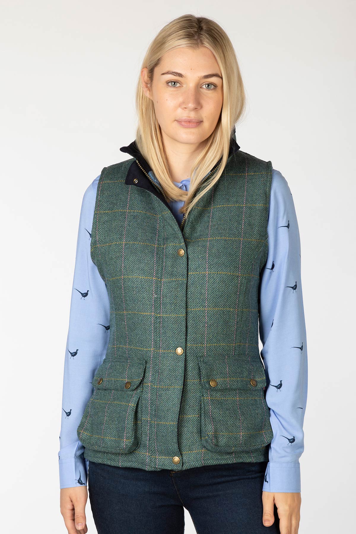 Ladies Tweed Waistcoat UK | Womens Tweed Gilet | Rydale