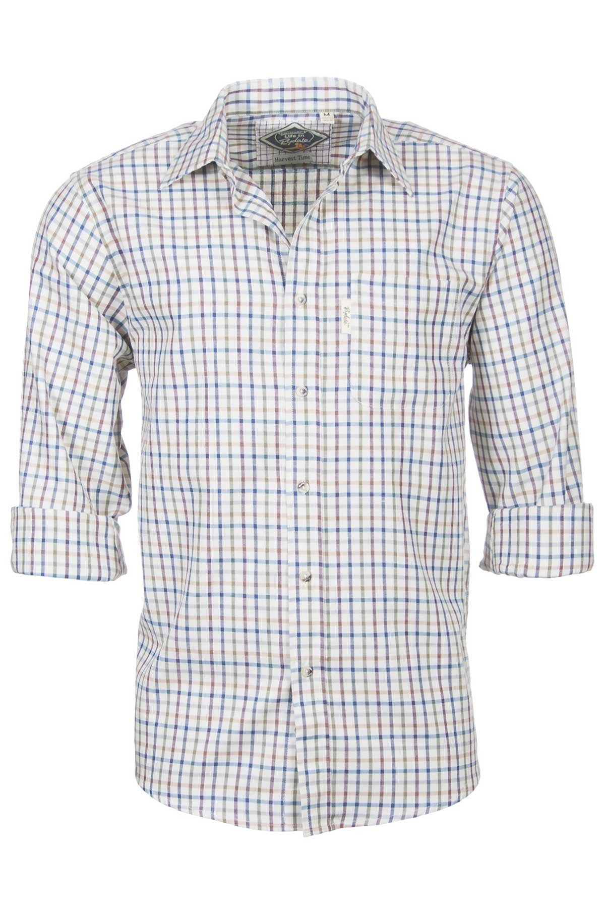 Mens Harvest Time Cotton Country Check Shirts UK | Rydale