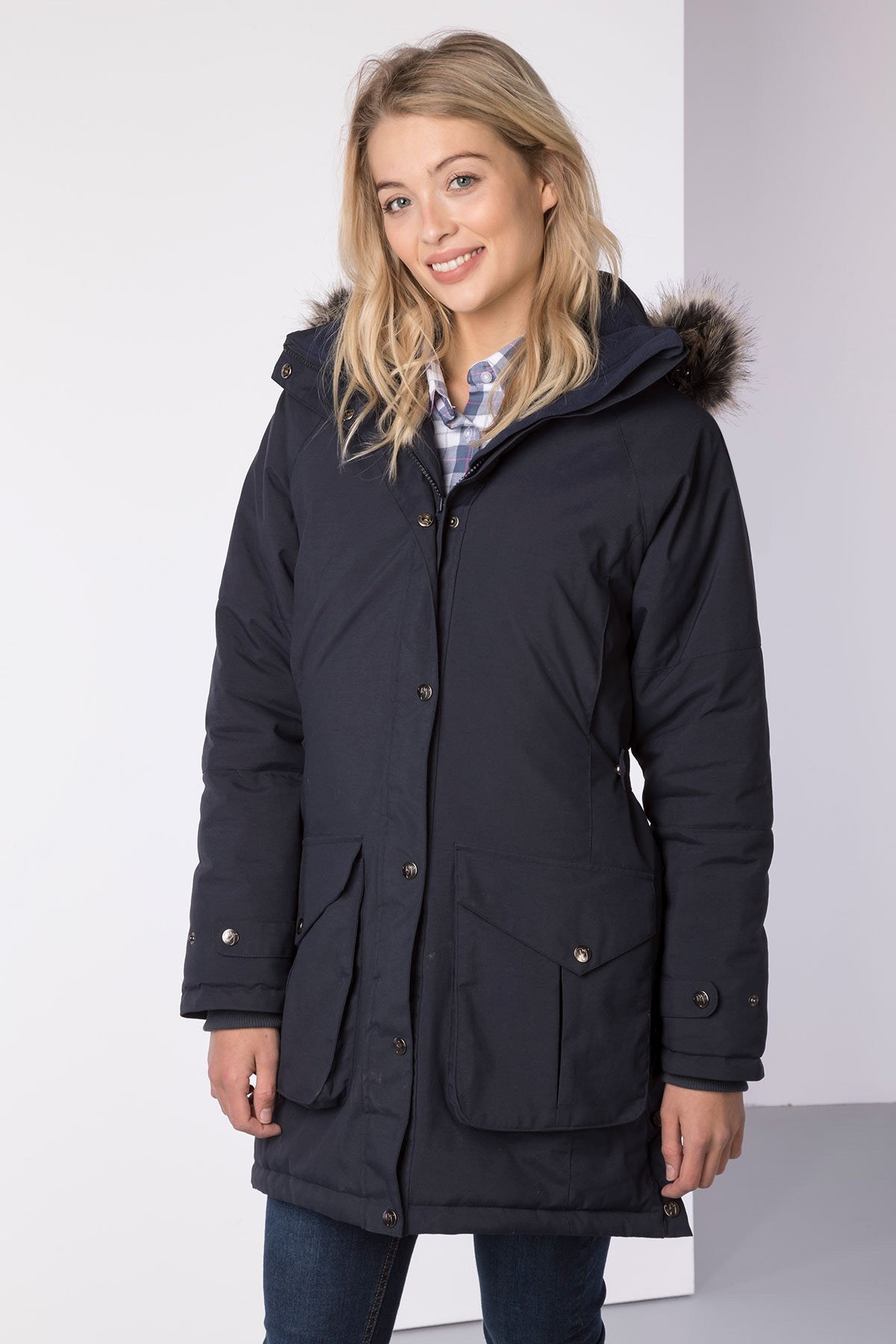 Ladies Long Winter Coat UK | Womens Hooded Coat | Rydale