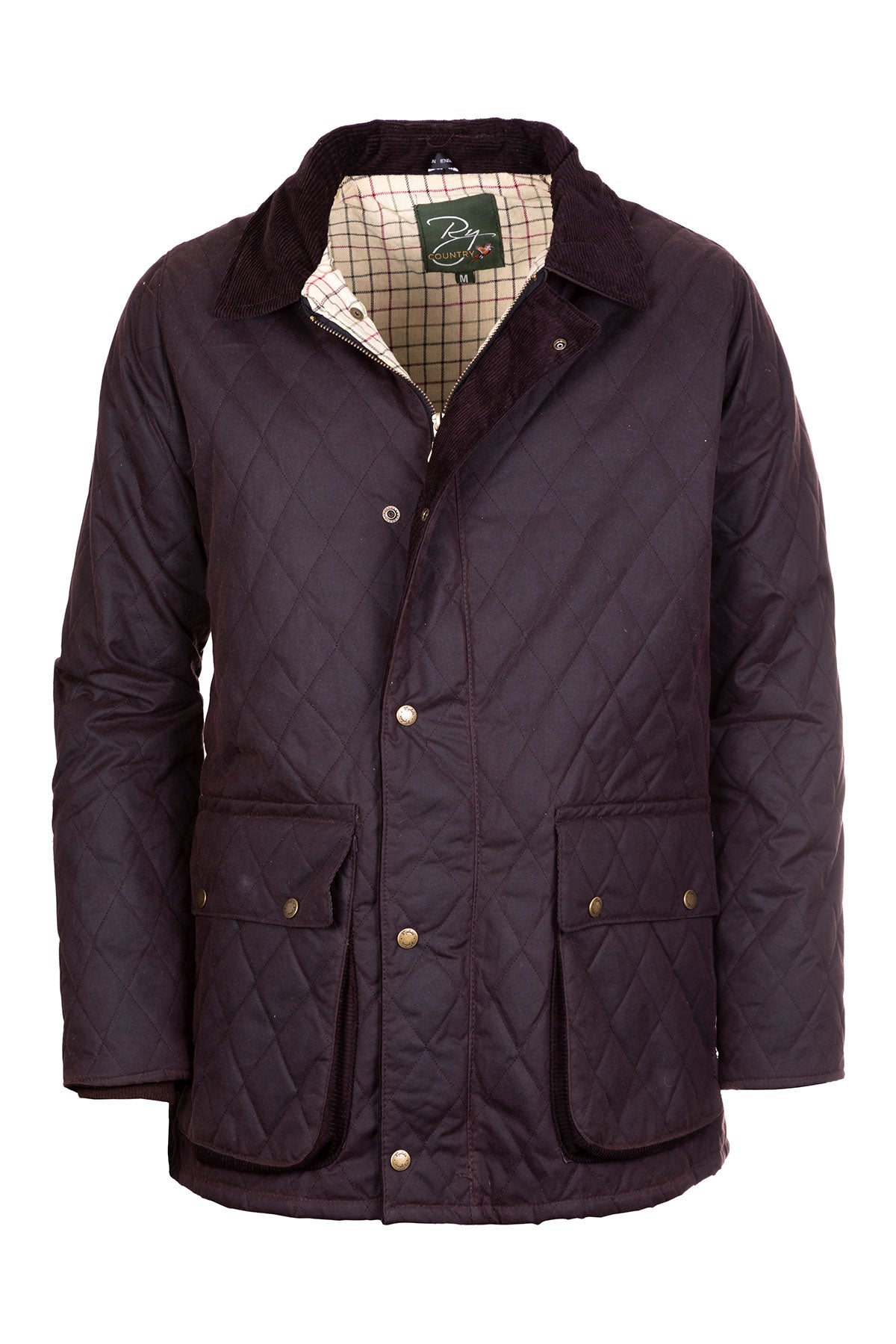 Mens Quilted Wax Jacket UK | Padded Wax Jacket | Rydale