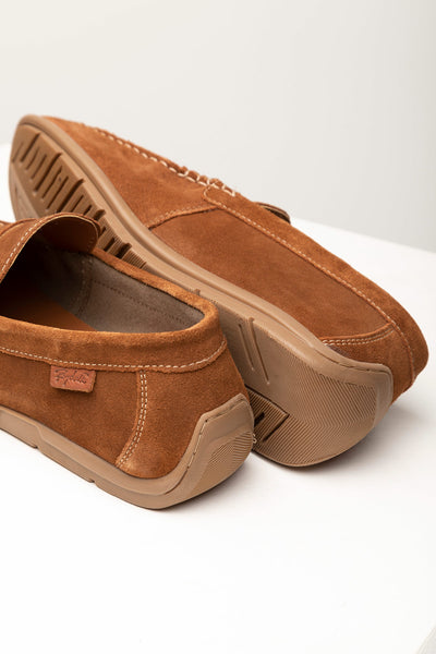 mens tan driving loafers