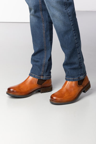 Mens Pull On Chelsea Boots UK | Mens Leather Pull On Boots Rydale