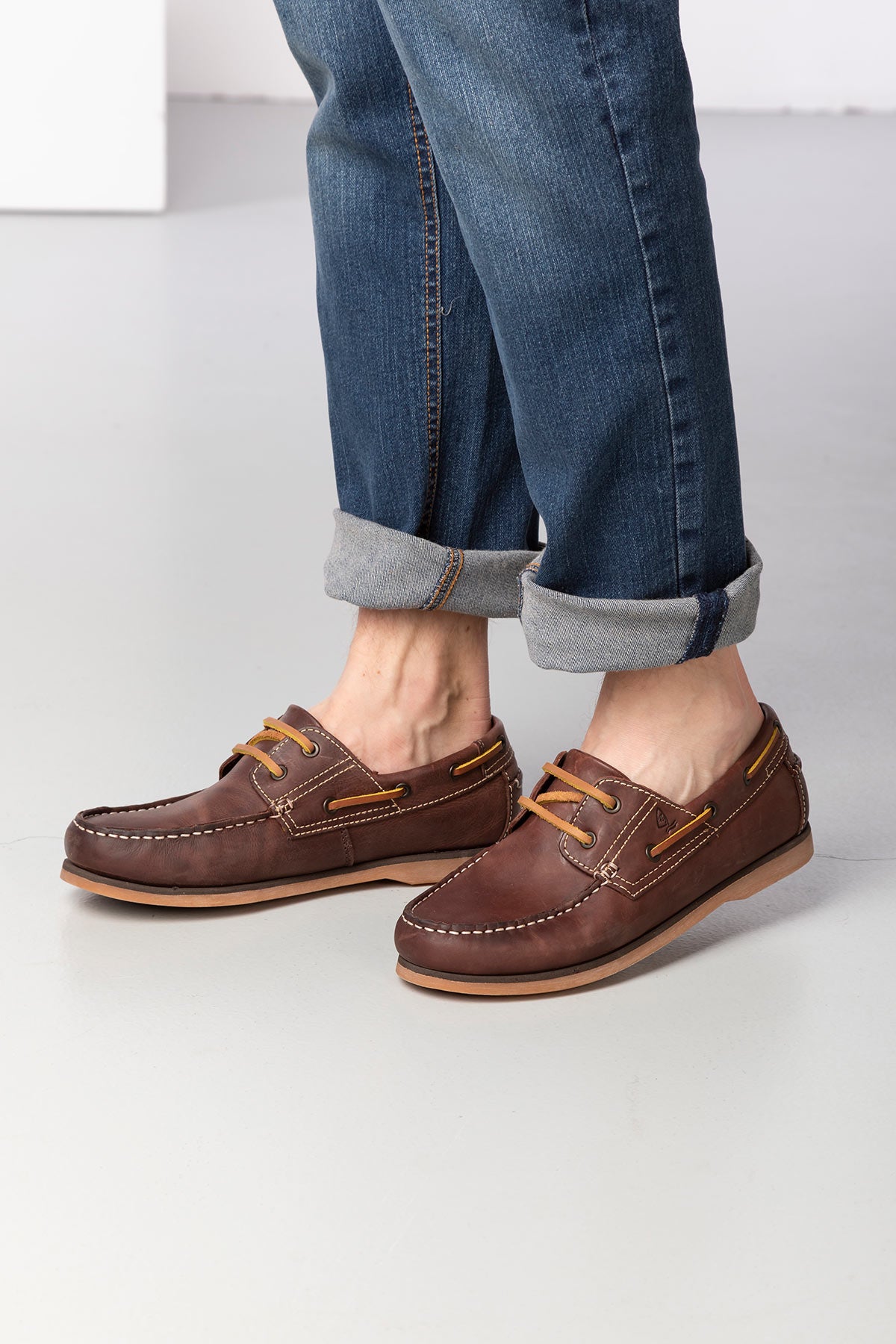 Mens Leather Deck Shoes UK | Rydale