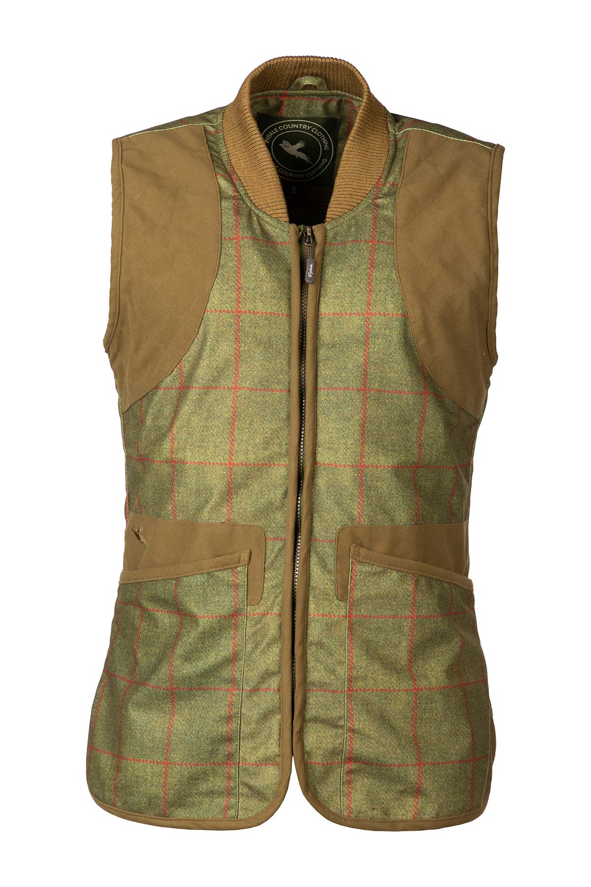 Men's Tweed Print Shooting Waistcoat UK | Shooting Gilets | Rydale