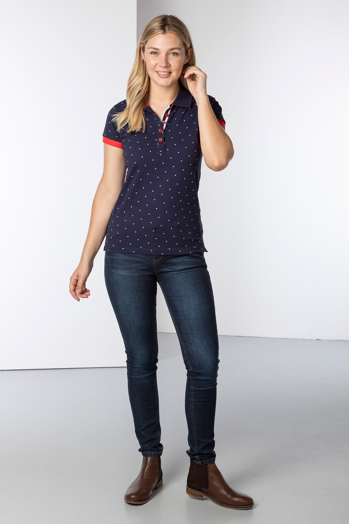 Ladies Navy Polo Shirt UK | Women's Polo Shirts & Tops | Rydale