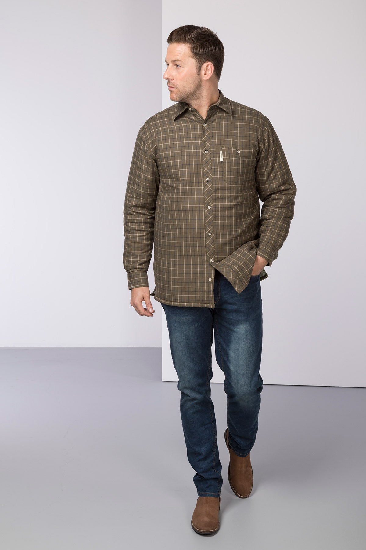 Men's Padded Country Shirt UK | Rydale