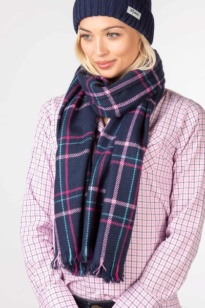 Ladies Checked Scarf UK | Womens Check Scarf | Rydale