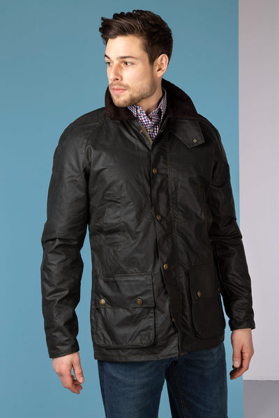 Men's Slim Fit Waxed Jacket UK | Rydale