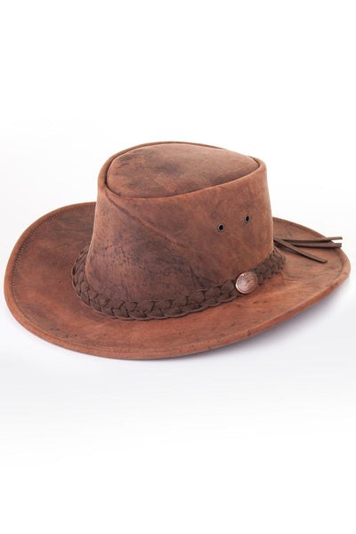 leather bushman hat