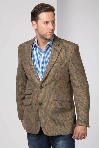 Mens Light Brown Tweed Jacket UK | Mens Tweed Blazer | Rydale