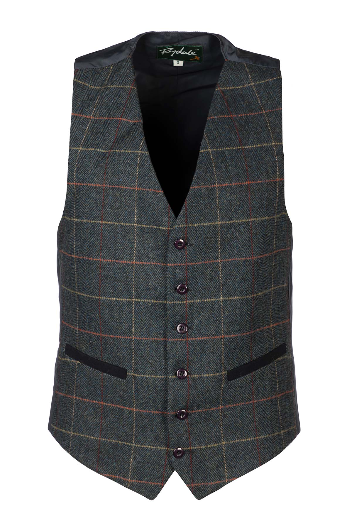 Mens Tweed Waistcoat UK | Tweed Front Waistcoat | Rydale