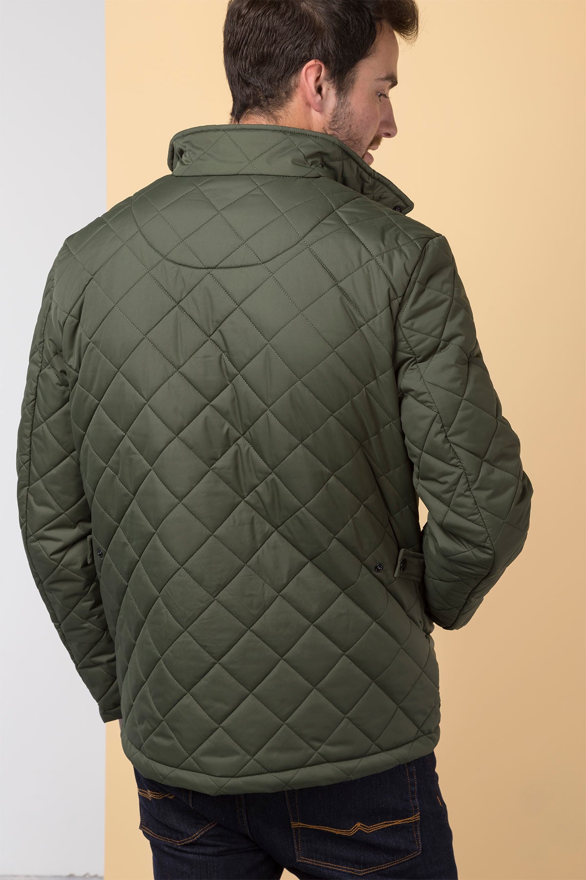 Mens Diamond Quilted Jacket UK | Quilted Coat | Rydale
