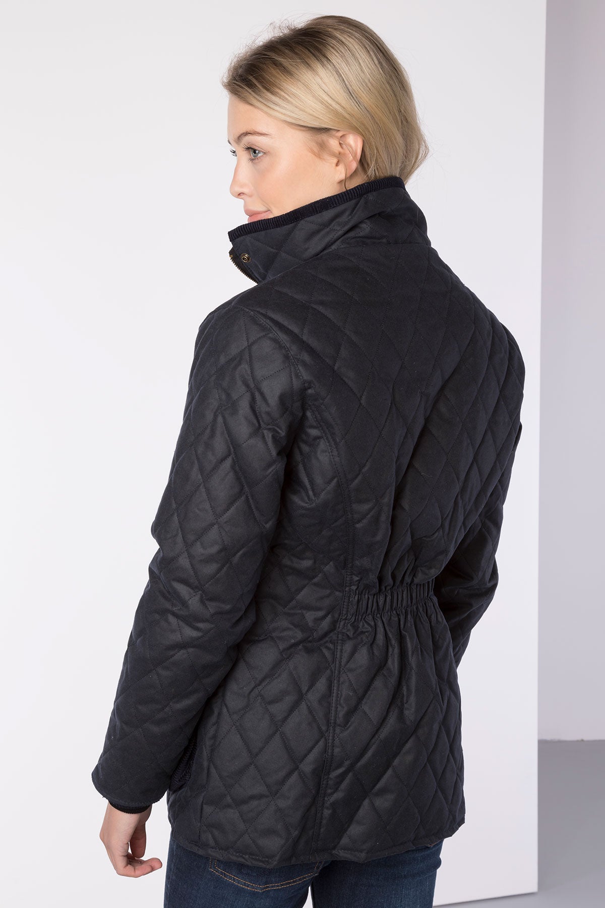 Ladies Diamond Quilted Wax Jacket UK | Rydale