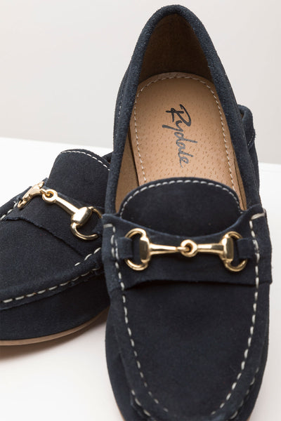 Ladies Suede Snaffle Loafers UK | Rydale