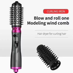 Multifunctional 3 In 1 Hot Air Auto-Rotating Hair Dryer Brush - TrimTide