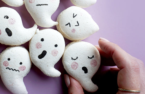 Ghost Macarons by Oh La La! Macarons