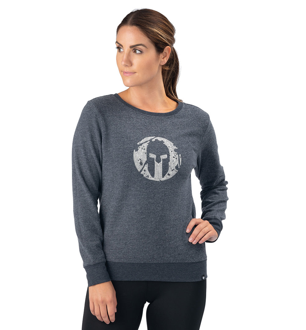 SPARTAN '47 Throwback Fleece Crew - Women's