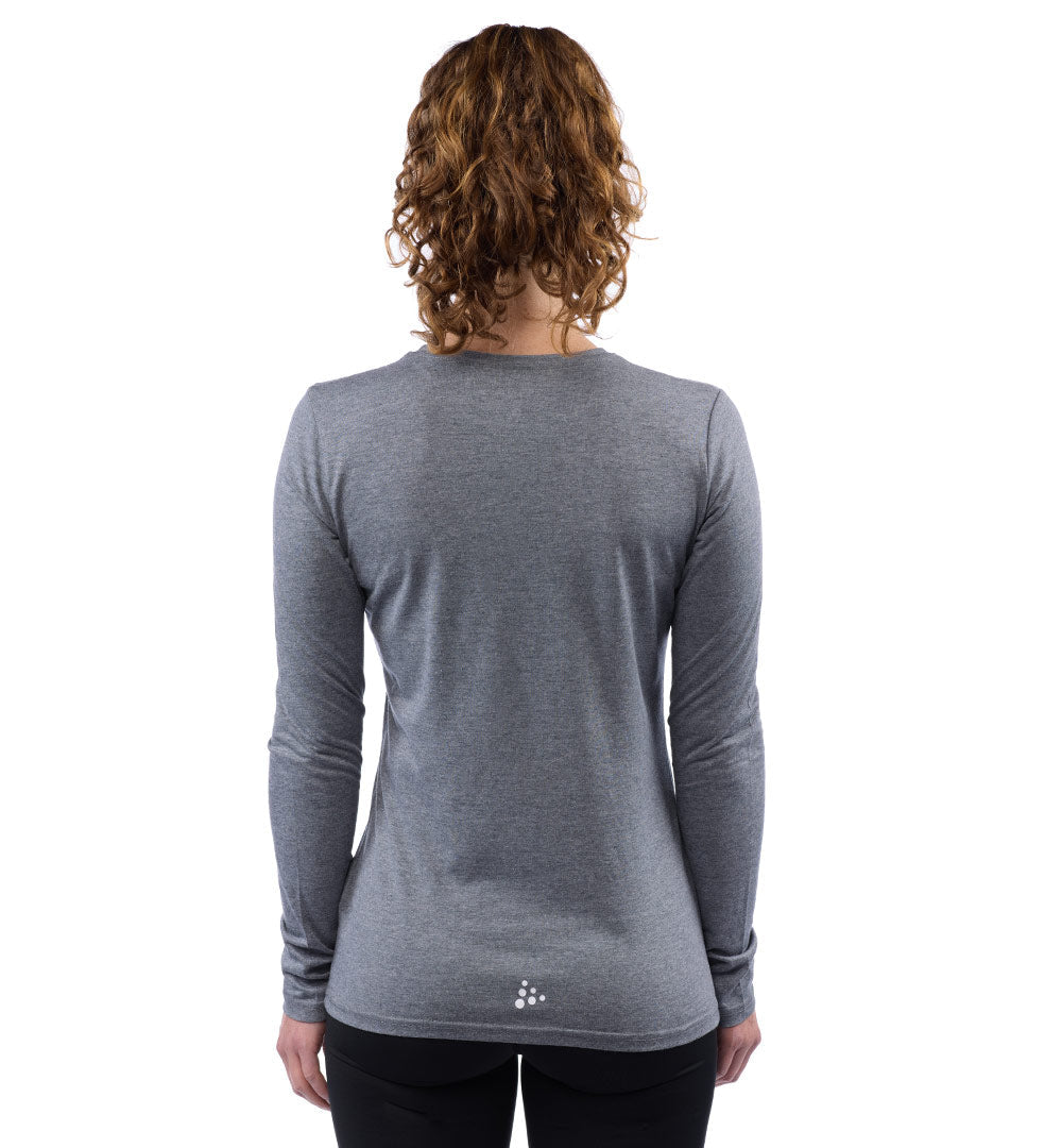 SPARTAN by CRAFT Classic Logo Tri-Blend LS Tee - Women