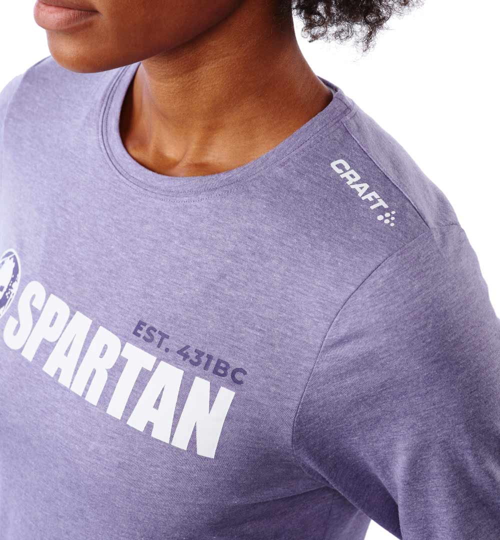 SPARTAN by CRAFT Classic Logo Tri-Blend LS Tee - Women