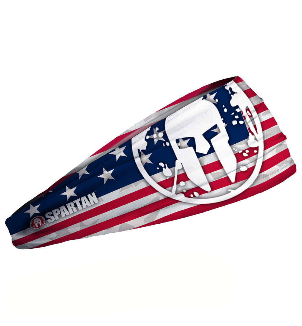 SPARTAN JUNK  Headband - USA Flag