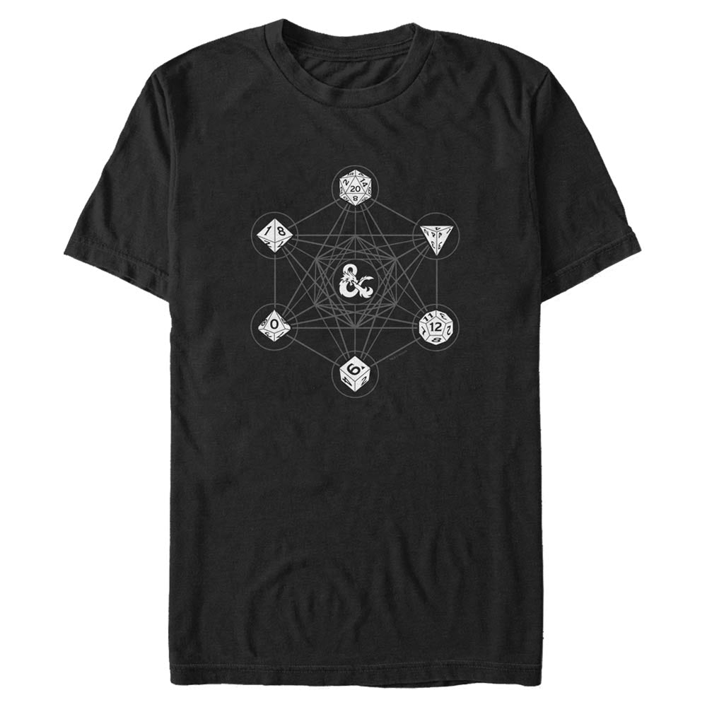 Hasbro Pulse Dungeons & Dragons 6 DIE Mens T-Shirt - Hasbropulsestore.com