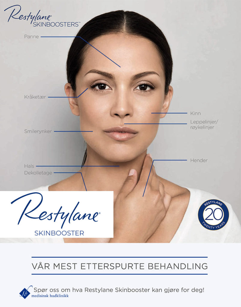 RESTYLANE SKINBOOSTER – REVITALISERER OG GJENFUKTER HUDEN