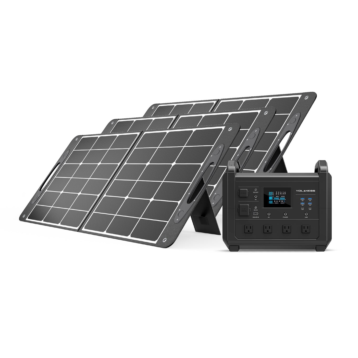  YOLANESS Panel solar portátil para central eléctrica