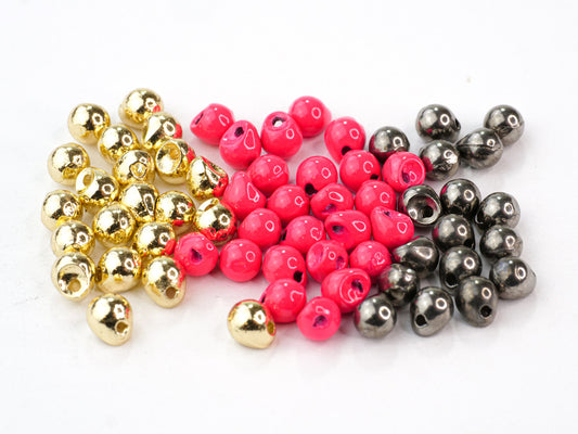 Slotted Tungsten Beads 50 Pack (Standard and Metallic Colors