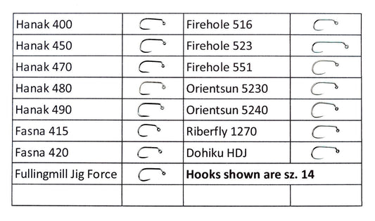Firehole Sticks 523 Long Shank Jig Hook (36 hooks) – Tactical Fly Fisher