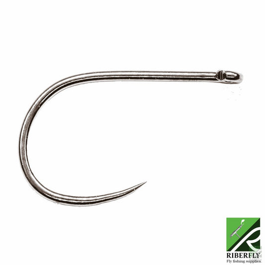 Grab Gape Black Nickel Barbless S16, Fly Tying Hooks